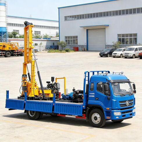 Mobile Hydraulic Drilling Rig for Complex Geological Conditions | 300m 500m 600m Supports Deep Rock Drilling, Groundwater Exploration And Engineering Construction in Kuwait