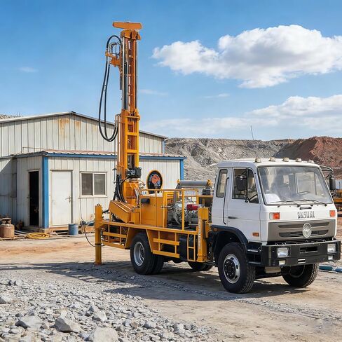 200m Truck Mounted Drilling Rig with Intelligent Hydraulic Control | Multi Layer Rock And Soil Drilling For Water Well, Mining And Construction Projects in Kuwait