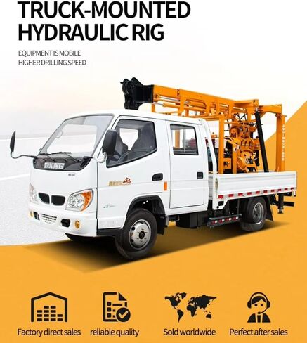 300m–600m Water Well Drilling Rig with Heavy Duty Truck Mounted Design | Fast Deployment For Agricultural Irrigation, Groundwater Development And Drilling Services in Kuwait