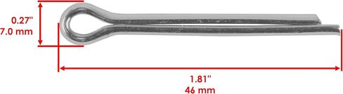 Caltric Deck Roller Pin Compatible with Husqvarna MZ 61 R 13 C TS 242 D TS 242 TXD TS 248 G/Z 248 F / 535 LST / 543 RS/EZ 24 T/EZ 4824 in Kuwait
