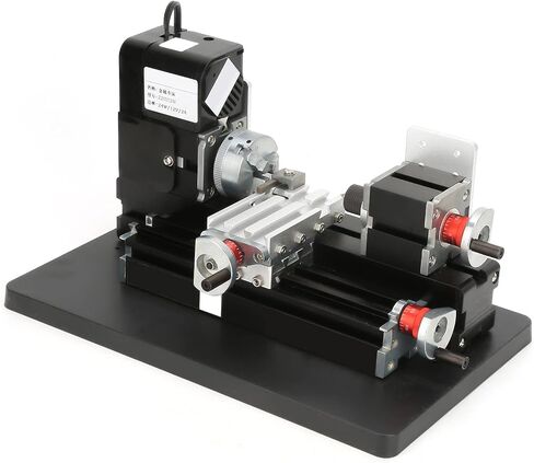 Garosa Mini Metal Lathe Compact, High Precision Turning Machine with 20000RPM Motor and 0.02mm Accuracy for Hobby Workshop DIY Crafts Soft Metal Acrylic 20mm x 135mm in Kuwait