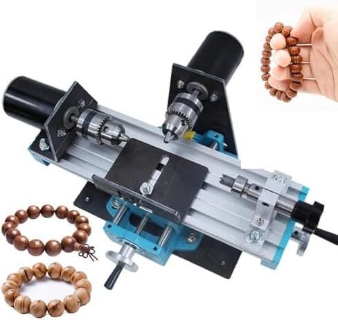 Micro Metal Lathe - High Precision Milling Machine with 7000 RPM Speed and 7 Adjustable Speeds for DIY Woodworking and Hobby Projects in Kuwait