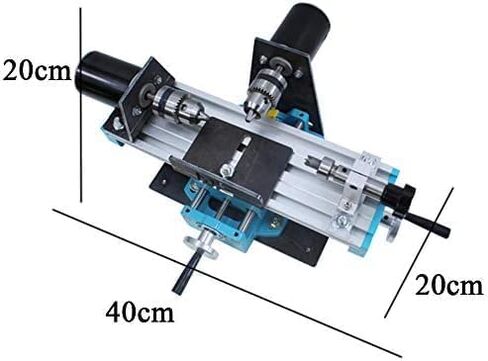 Micro Metal Lathe - High Precision Milling Machine with 7000 RPM Speed and 7 Adjustable Speeds for DIY Woodworking and Hobby Projects in Kuwait