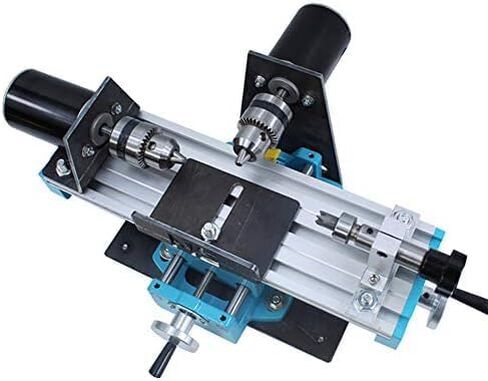 Micro Lathe Milling Machine, High Precision Parts Processing, Variable Speed 7000 RPM, Ideal for Metalworking and DIY Projects in Kuwait