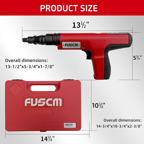 2" Fastener + .27 Cal Semi-Auto Powder Actuated Tool with power indicator in Kuwait