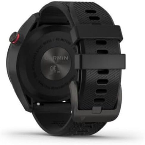 Garmin Approach S42، ساعة الجولف الذكية GPS، خفيفة الوزن مع شاشة لمس 1.2 بوصة، 42k+ دورات محملة مسبقًا، إطار سيراميك فضي وسوار سيليكون أبيض، 010-02572-11 in Saudi Arabia