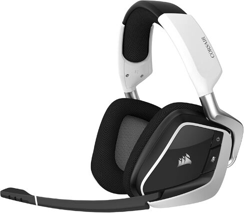 سماعة الألعاب كورسير فويد آر جي بي إليت اللاسلكية للكمبيوتر PS5 PS4 Mac - أبيض in Kuwait