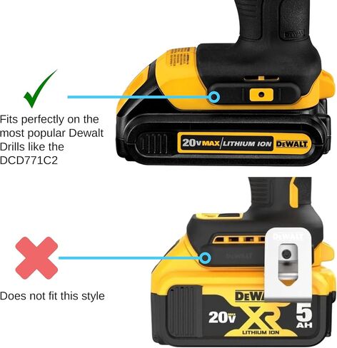 Magnetic Bit Holder for DEWALT 20V Drill Driver Bits Set Low Profile Tool 3D Printed in Kuwait