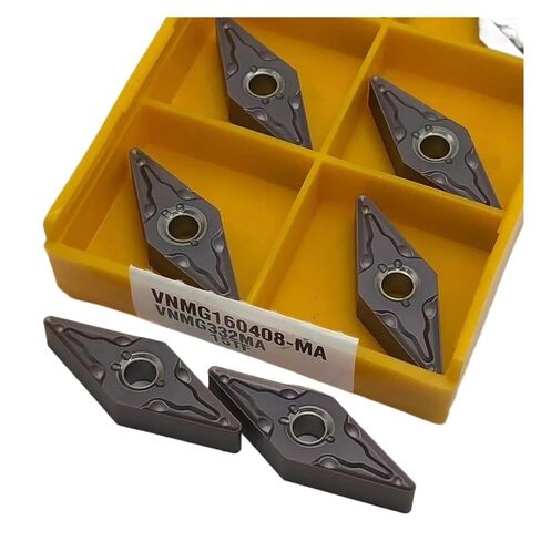 High Toughness Turning Blade Machine Accessories 10PCS VNMG160408-MA 6020 VNMG160404-MA 15TF External Turning Tool Hard Alloy Metal Tools | VNMG160408-MA 6020 in Kuwait