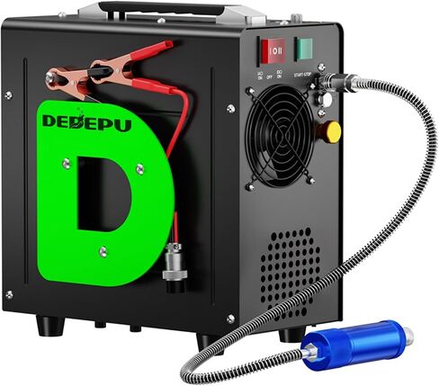 DEDEPU PCP Air Compressor, 4500PSI/30MPa Oil-Water Free High Pressure HPA Pump with Auto-Stop, Built-in Cooling Fan, 12V DC/110V AC Dual Power Fast Fill Pump for Air Rifle, Paintball & Scuba Tank in Kuwait