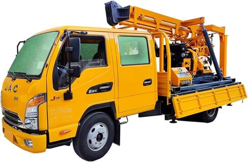 Hydraulic Drilling Rig with Automatic Pressure Control System | 200m 300m 400m 600m High Efficiency Drilling System for Geological Exploration and Deep Rock Drilling Applications in Kuwait