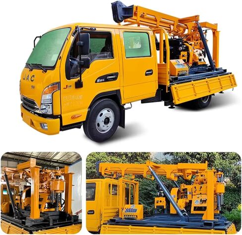 Hydraulic Drilling Rig with Automatic Pressure Control System | 200m 300m 400m 600m High Efficiency Drilling System for Geological Exploration and Deep Rock Drilling Applications in Kuwait