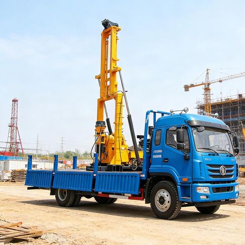 300m 500m 600m Well Drilling Rig with Smart Hydraulic Pressure Control | Heavy Duty Portable Hydraulic Truck Efficient Water Well Drilling Equipment For Municipal, Industrial And Rural Projects in Kuwait