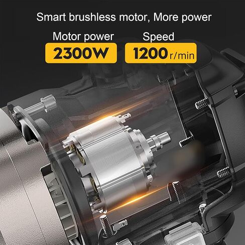 Core Drilling Machine, with 63mm Drill Bit, 2000W Wet Handheld Electric Core Drill, Brushless Motor, Double Clutch, 3-Speed Speed Regulation, for Concrete Brick Block Stone in Kuwait