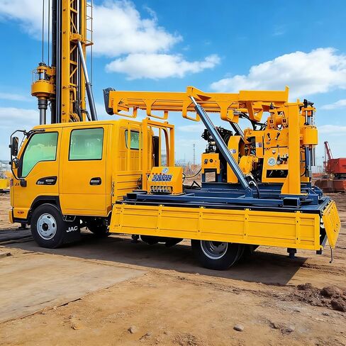 Heavy Duty Drilling Rig with Stable Hydraulic Power System | 200m 300m 400m 600m Designed For Rock Drilling, Geological Surveys And Industrial Drilling Operations in Kuwait