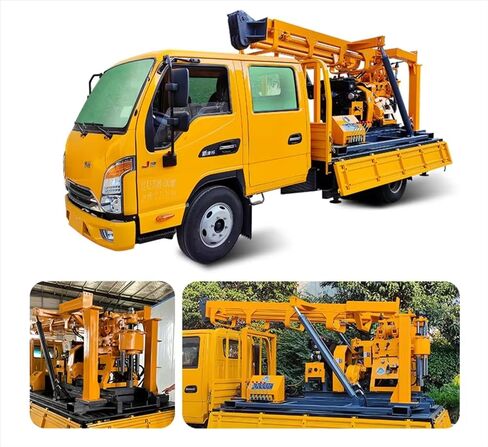 Heavy Duty Drilling Rig with Stable Hydraulic Power System | 200m 300m 400m 600m Designed For Rock Drilling, Geological Surveys And Industrial Drilling Operations in Kuwait