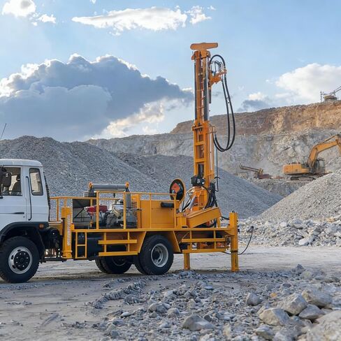 200m Truck Mounted Drilling Equipment for Water Well Construction | Reliable Water Well Drilling Rig Machine For Rural Water Supply And Irrigation Projects in Kuwait