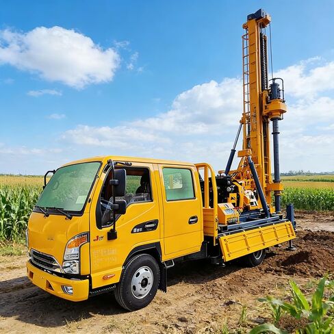 Industrial Drilling Rig Truck with Smart Pressure Control Technology | 200m 300m 400m 600m Ideal For Deep Rock Drilling Equipment Needs In Engineering And Geological Applications in Kuwait