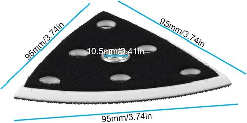 Grinder 6 Holes Sanding Pad Hard 488716 95x95x95mm Compatible with Festool DX 93 RO 90 DX Model Grinder in Kuwait