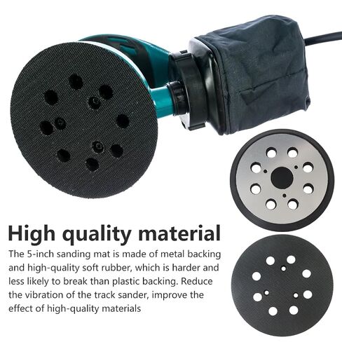 Upgraded 5" 8-Hole Hook and Loop Orbital Sanding Replacement Pads Compatible for HITACHI SV13YB 5" R.0.Sander, 2-Pack in Kuwait
