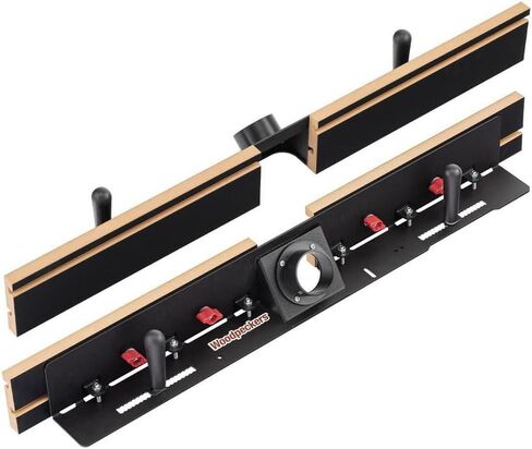 Woodpeckers Router Table Fence, USA Made, Fits Most Router Tables, Built-In Dust Port, Adjustable Replaceable Fence Faces, Made in USA - WPRFNC in Kuwait