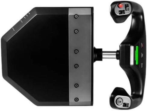 Logitech G PRO Flight Yoke System, Professional Simulation Yoke and Throttle Quadrant, 3 Modes, 75 Programmable Controls, Configurable Throttle Knobs, Steel Shaft, USB, PC - Black in Saudi Arabia