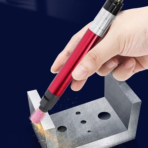 Pneumatic Grinding Machine, High Speed 58000rpm, Air Grinder, Portable Pen Shaped Design with Alloy Steel Air Tube Connector and Complete Tools, for Metal Welding, Plastic Fabricat in Kuwait