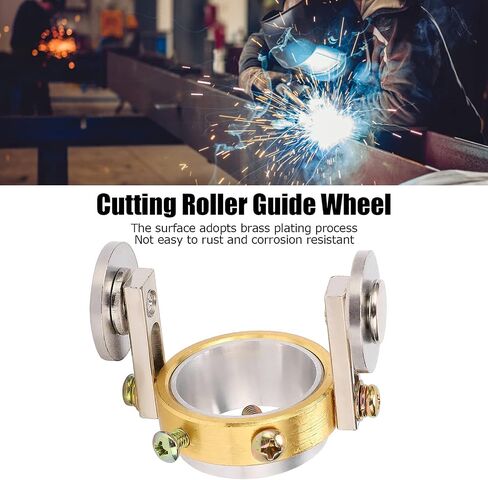 Bewinner Cutting Roller Guide Wheel Spacer with Brass Plating, High Speed Steel for Oxygen Cutter 60AAG60/SG55, Adjustable Height 22-45mm, Plasma Cutting Nozzle Guide in Kuwait