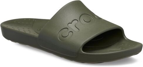Crocs Unisex's Slide Sandal, Army Green, 4 UK Men/ 5 UK Women in Kuwait