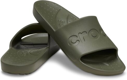 Crocs Unisex's Slide Sandal, Army Green, 4 UK Men/ 5 UK Women in Kuwait