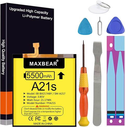 Galaxy A70 Battery, (Upgraded) MAXBEAR 5000mAh 3.85V Li-Polymer Replacement Battery EB-BA705ABU for Samsung Galaxy A70 A705 SM-A705F with Repair Tool Kit in Saudi Arabia