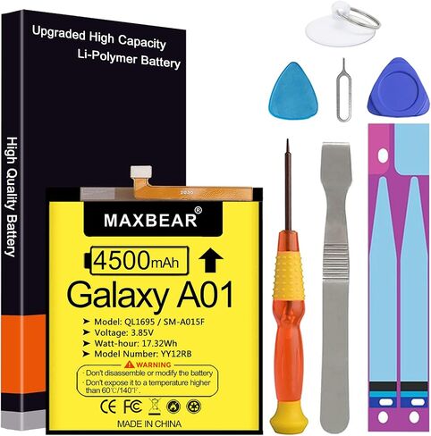 Galaxy A70 Battery, (Upgraded) MAXBEAR 5000mAh 3.85V Li-Polymer Replacement Battery EB-BA705ABU for Samsung Galaxy A70 A705 SM-A705F with Repair Tool Kit in Saudi Arabia