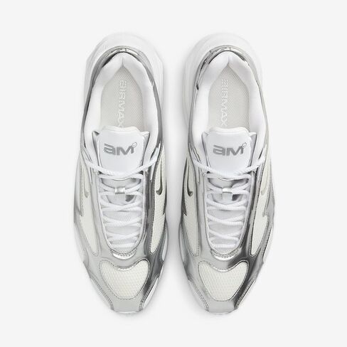 Nike Women's Air Max Muse in White/Metallic Silver/Pure Platinum in Kuwait