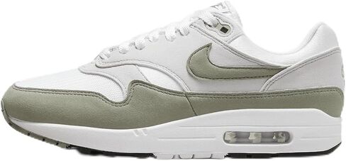 Nike Air Max 1 Women's Shoes (DZ2628-112, White/Neutral Grey/Black/Light Army) Size 8 in Kuwait