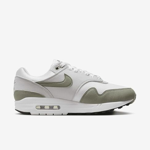 Nike Air Max 1 Women's Shoes (DZ2628-112, White/Neutral Grey/Black/Light Army) Size 8 in Kuwait