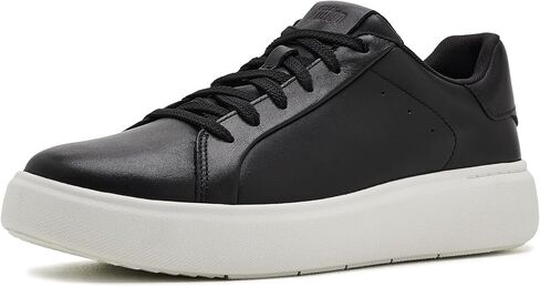 FitFlop Women's RTG Leather Sneakers | Lightweight Slip-Resistant Walking Sneakers w/ Cushioned Comfort, Arch Support & Grip in Kuwait