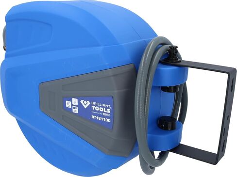 BRILLIANT TOOLS BT161100 DL Hose Reel Diameter 10 mm Connection 3/8 Inch PVC [Powered by KS Tools] in Kuwait