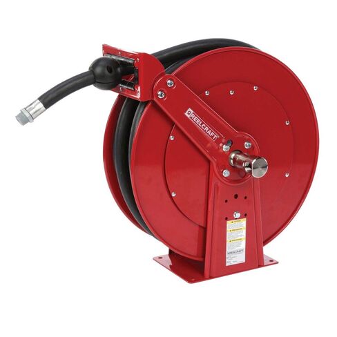 Reelcraft FD84035 OLP Spring Retractable Fuel Hose Reel, 1" x 35', 250 Psi, Fuel Hose Included in Kuwait