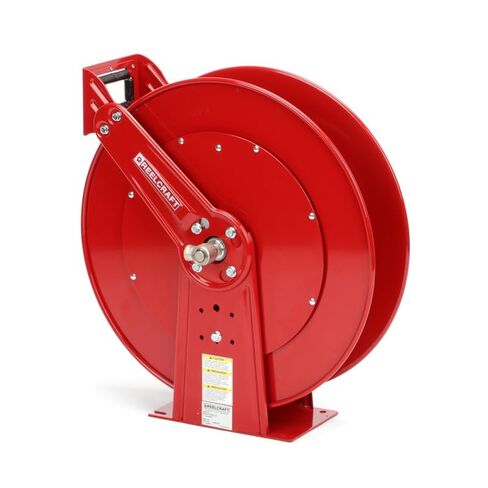 Reelcraft 83000 OLP Heavy Duty Dual Pedestal Hose Reel, 50' Air/Water Hose Not Included in Kuwait