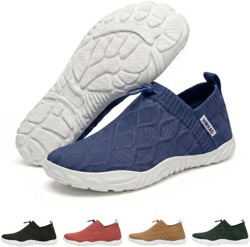 Barefoot Shoes Women & Men – Cloud Walk – Zero Drop Sole - Wide Toe Box - Breathable Knit - Natural Alignment – All-Day Barefoot Comfort with Style in Kuwait