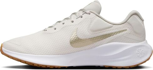 Nike Revolution 7 Women's Road Running Shoes (FB2208-010, Phantom/Light Bone/White/Neutral Olive) Size 8.5 in Kuwait