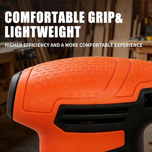 5-inch Orbital Sander, Random Orbit Sander With 6 Variable Speeds, 12pcs Sandpapers, Dust Collection For Woodworking And Sanding in Kuwait