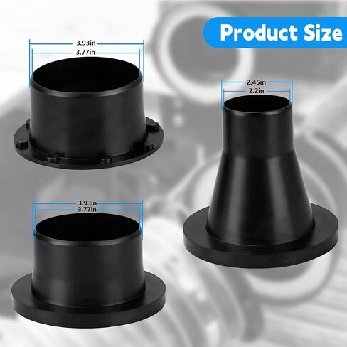 Magnetic Dust Collection Fittings Kit 4" & 2.5" Hose Adapter Set | Magnetic Quick Connect Design for Fast Setup, Compatible with 4" and 2.5" Dust Collection Hoses in Kuwait