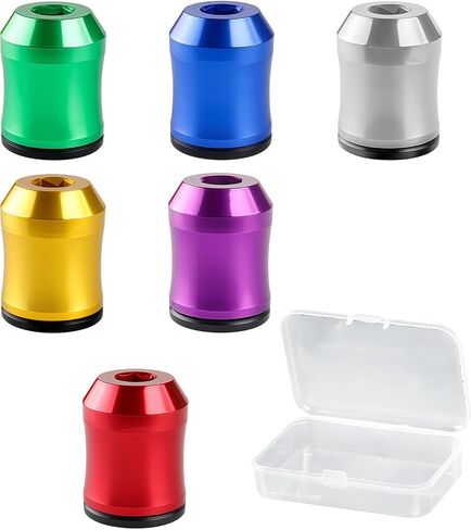 6 Pcs Screwdriver Head Magnetic Ring, Magnetic Drill Bit Holder | 1/4inch 6.35mm Universal Bit Holder, Alloy Screw Holder, Removable Ring Set, for Hex Screwdrivers, Power Bits & DIY Repair in Kuwait
