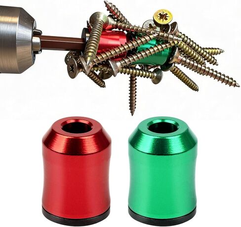 Ocean Pearl 2Pcs Magnetic Screw Ring, 1/4 in Hex Bit Magnetizer for Drill in Kuwait