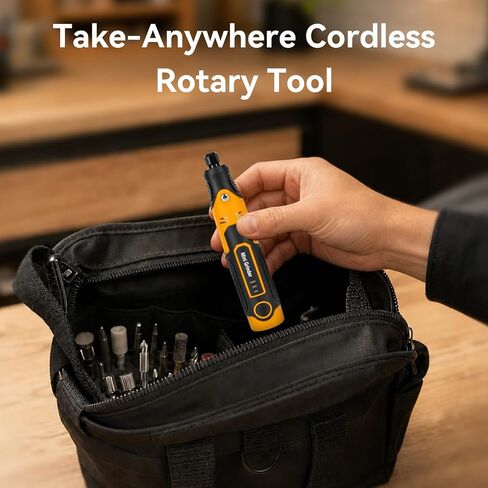 Mini Cordless Rotary Tool 3.6V, Power Rotary Tools for Resin 3D Prints with 58 Attachments – Compact Sanding, Polishing & Drilling Kit for Cured Resin Models, Etching, Engraving, DIY Crafts in Kuwait