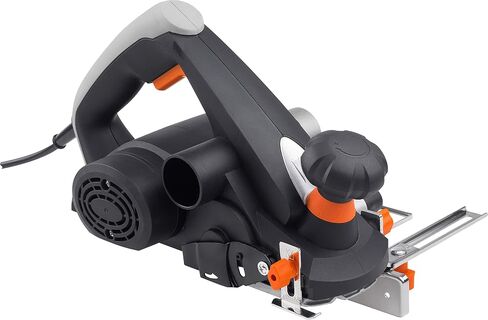 Meister MEH 900-2 electric planer, 900 W - planer width 82 mm - cutting depth 3 mm - folding depth 15.5 mm - with side & fold depth stop - dust bag/planer/5460150, black in Kuwait