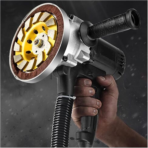 BY-BQJ-3 Dust-free Wall Planer Old Wall Renovation Planer Concrete Self-suction Wall Planing Machine Wall Grinder 220V 4580W in Kuwait