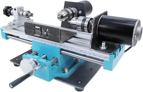 Beads Metal Lathe Machine, 400W Micro Metal Lathe, Seven Speed ​​Regulation, Speed 7000 RPM, Silent High-Speed Motor, for Small Precision Parts Processing, Double Bearing in Kuwait