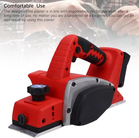 Cordless Powered Wood Planer, 15000rpm, Safe Lock Design, Adjustable Depth Planing for Home Use With Woodworking With Groove in Kuwait
